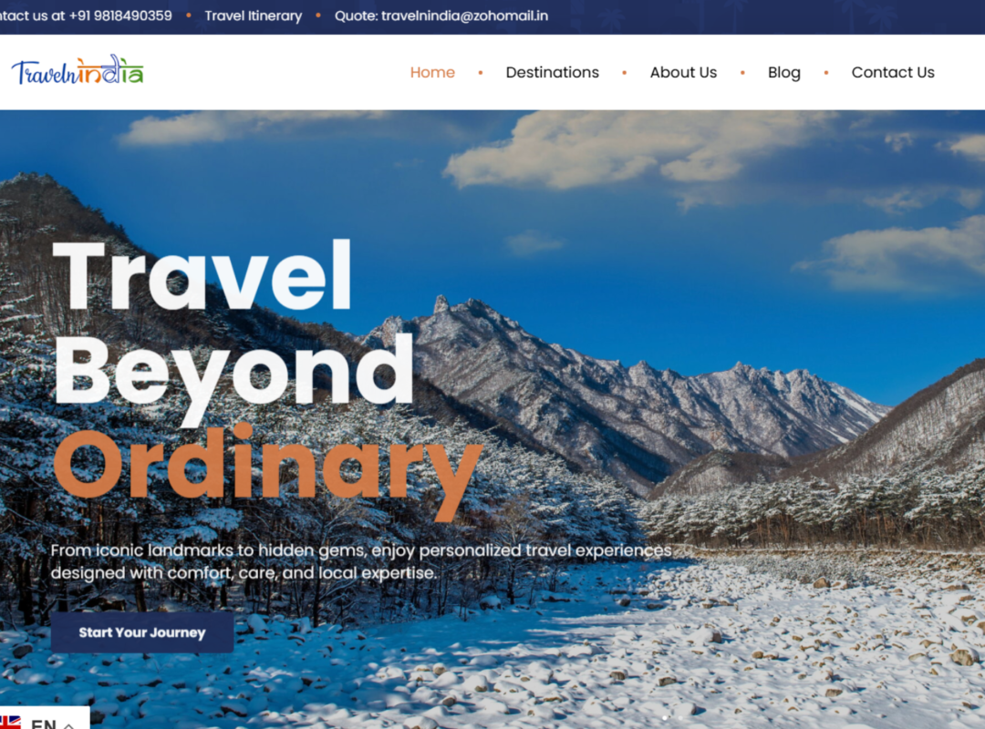 Travel Booking Website